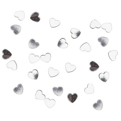Confetti hart zilver 15gr.