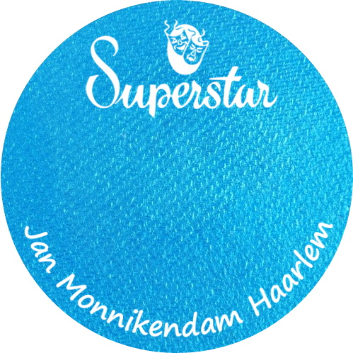 220 waterschmink Superstar glans licht blauw