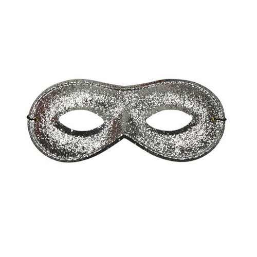 Oogmasker Farfalla glitter Zilver