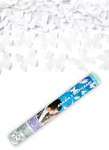 Confetti shooter vlinders 40cm