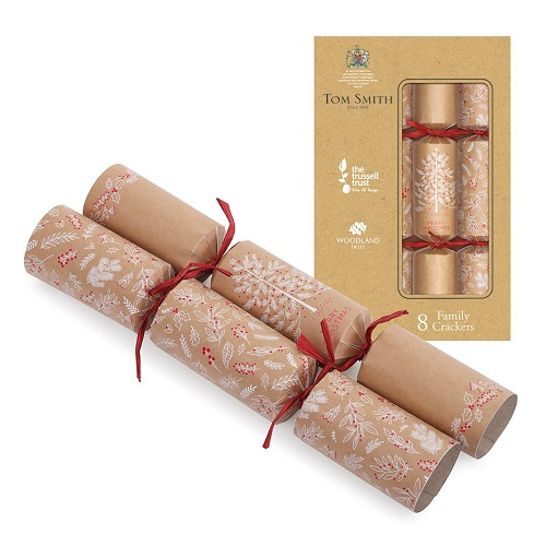 8 st. Christmas Crackers Kraft Family 12 inch XAMTS1406