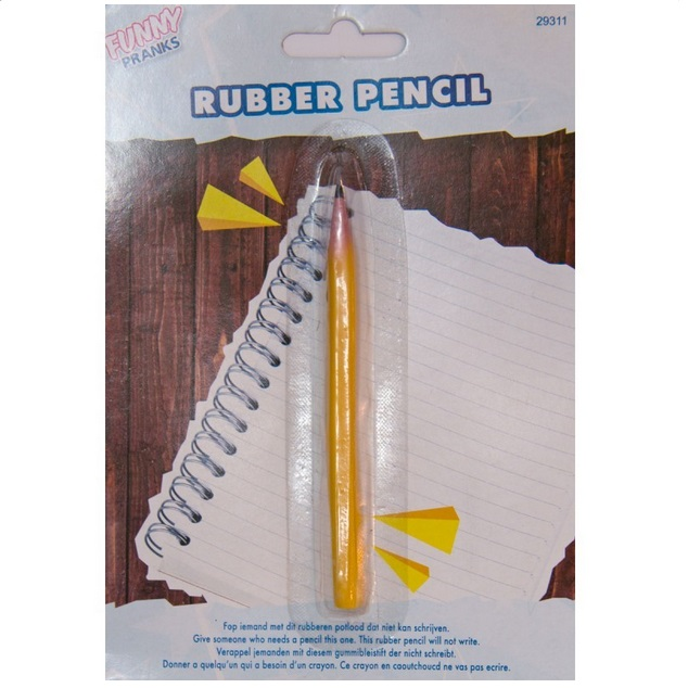 Rubber potlood