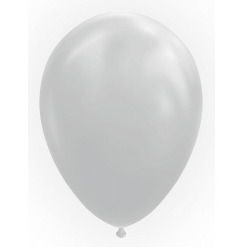 Ballonnen grijs standaard 100 stuks