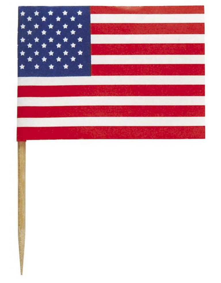 Cocktailprikkers Amerikaanse vlag