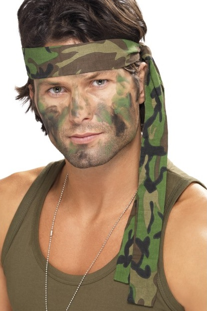Zakdoek camouflage 59x59