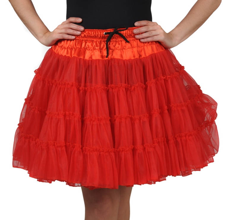 Petticoat luxe rood