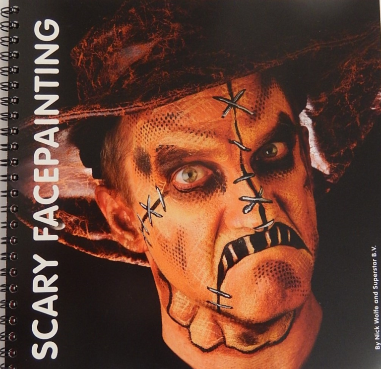 Boek Scary Facepainting