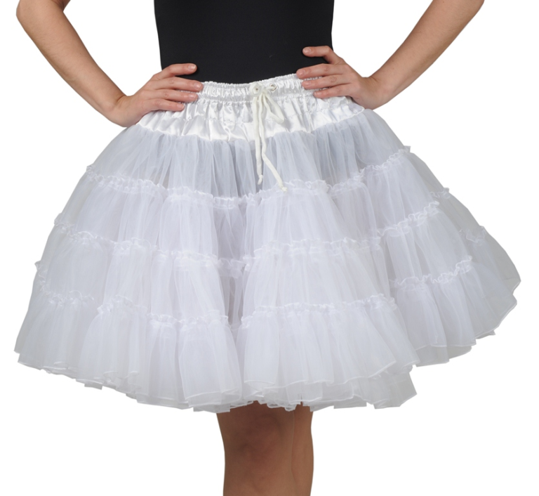 Petticoat luxe wit