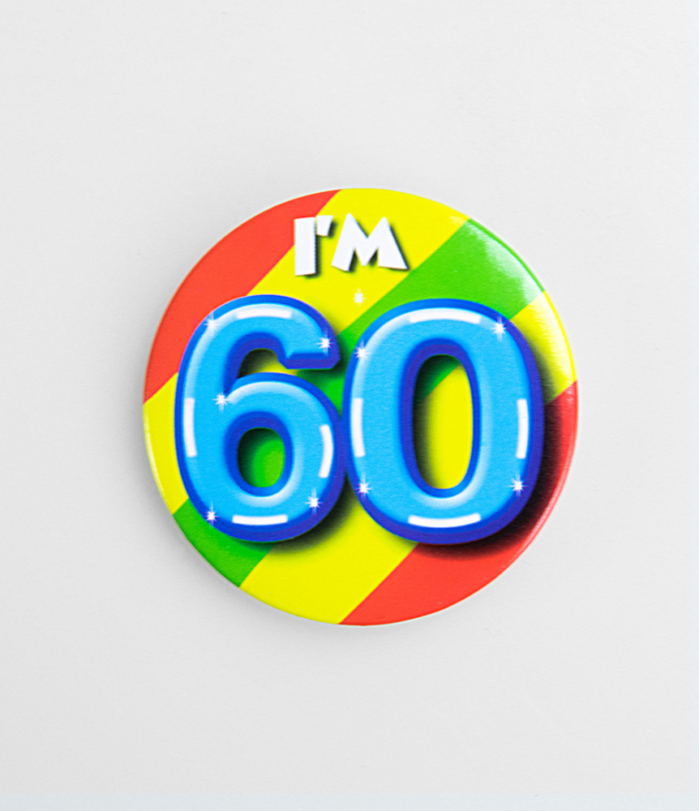 Button 60 jaar