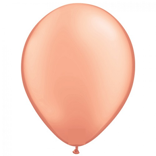 Ballonnen rosé goud metallic 100 stuks
