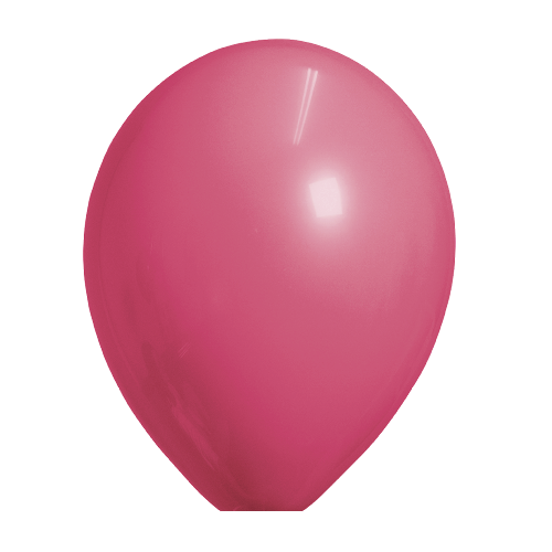 Ballonnen donker roze standaard 10 stuks
