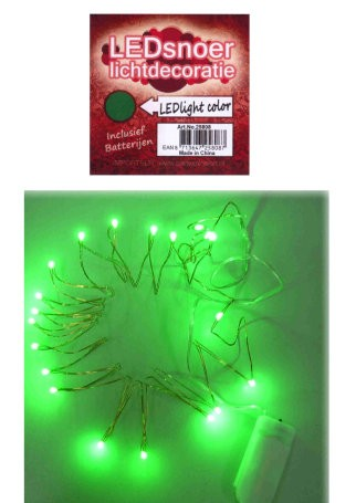 LED lichtsnoer groen 2 meter
