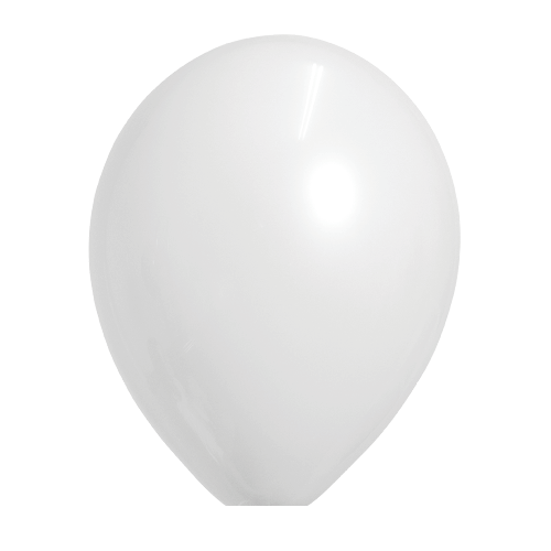 Ballonnen wit standaard 10 stuks