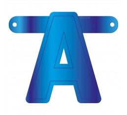 Letterslinger letter A blauw