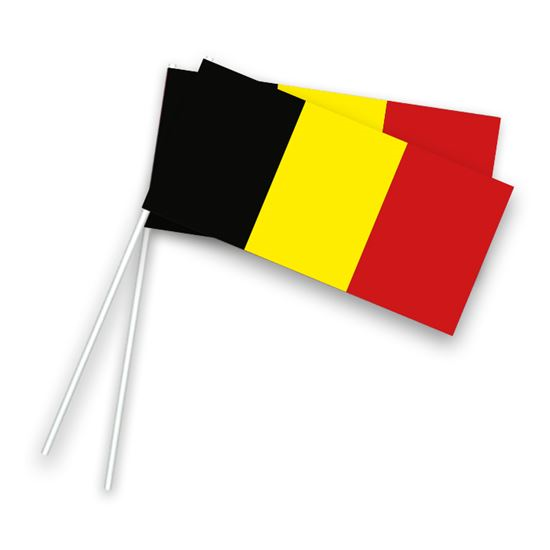 Zwaaivlaggetje België per stuk