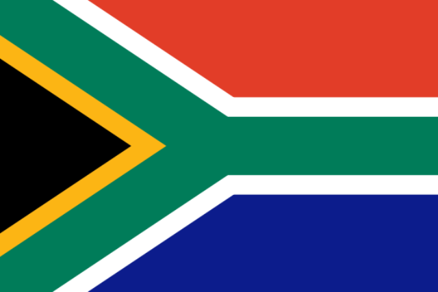 Vlag Zuid Afrika 150x90cm