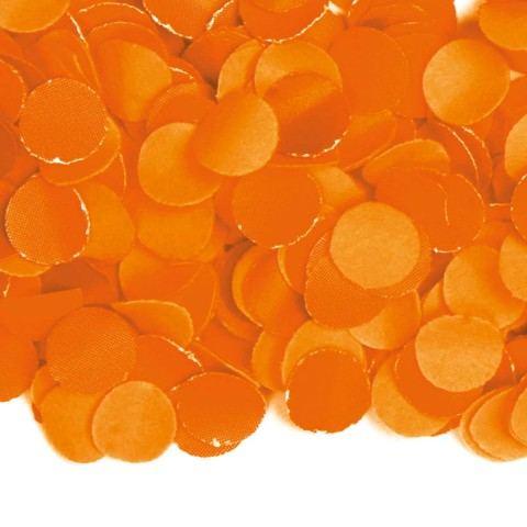 Confetti 100 gram oranje