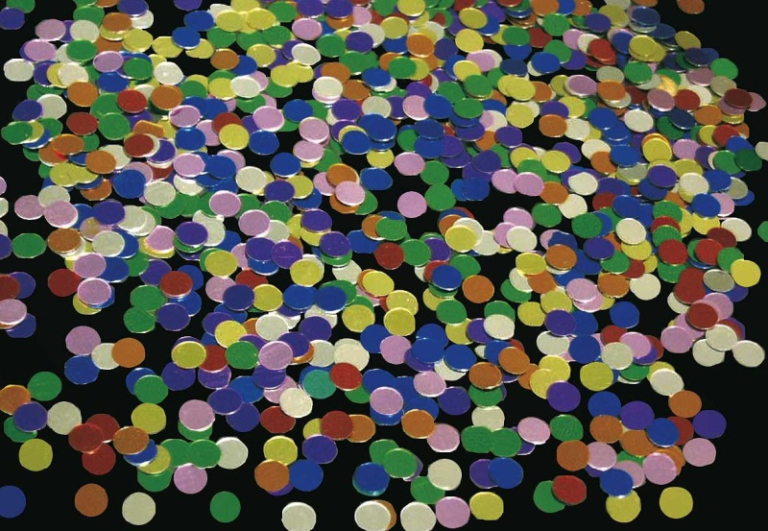 Confetti dots metallic