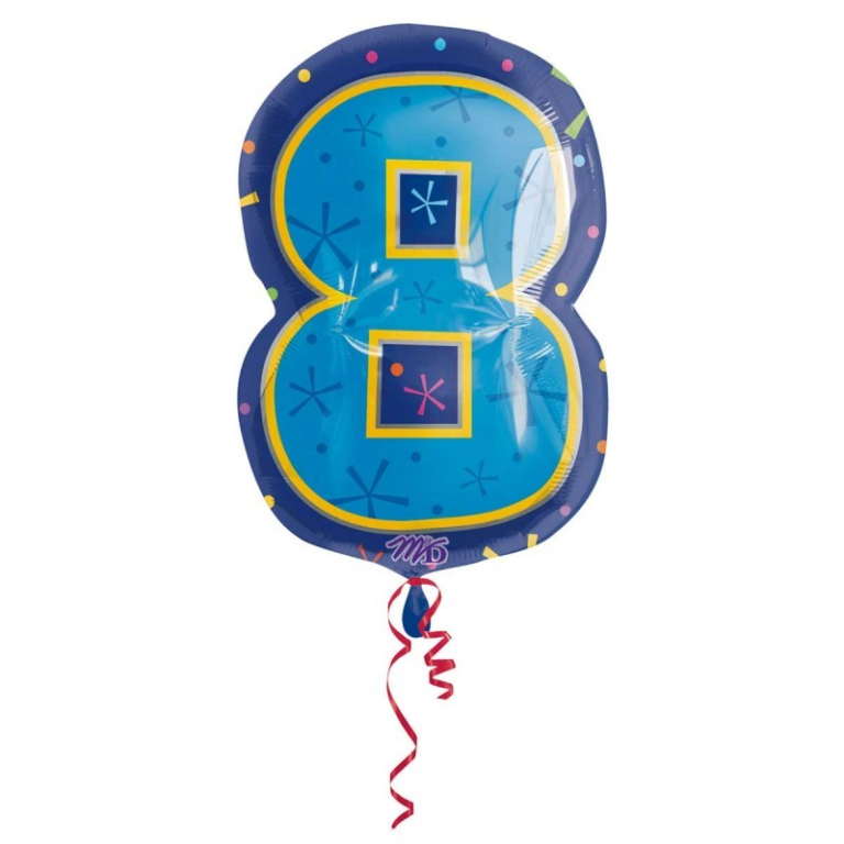 Folieballon 8 balloons 56cm