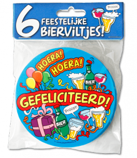 Bierviltjes gefeliciteerd