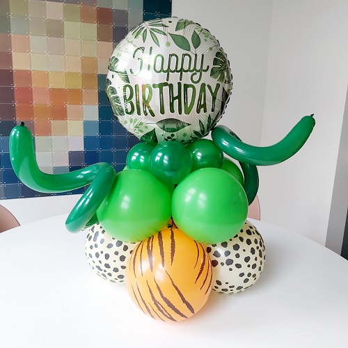 Tafeldecoratie ballonnen XL met folieballon