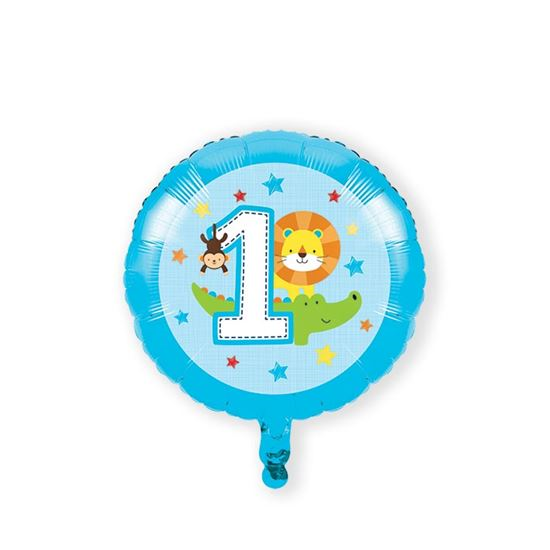 Folieballon one is fun boy 46cm