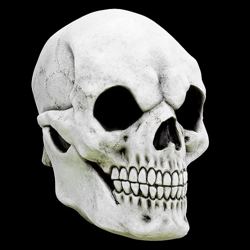 Ghoulish masker White skull 1