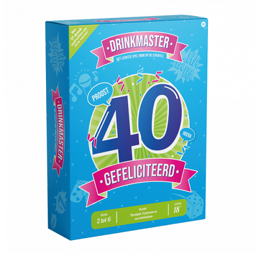 Drinkmaster spel 40 jaar