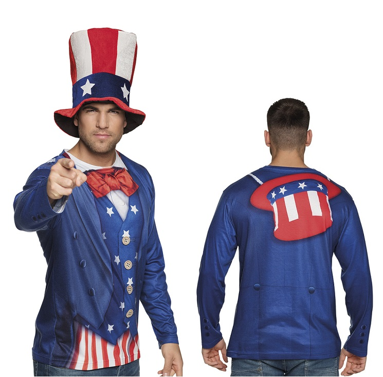 Fotorealistisch shirt Uncle Sam