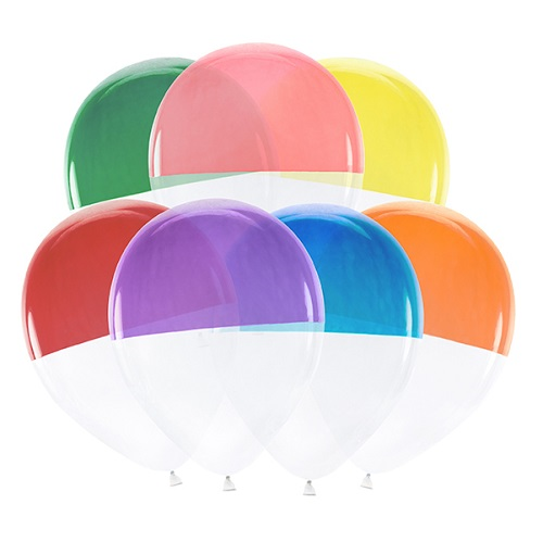 Ballonnen bicolour dip 7st