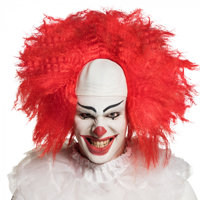 Horror clown pruik