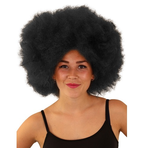 Afro pruik wollig