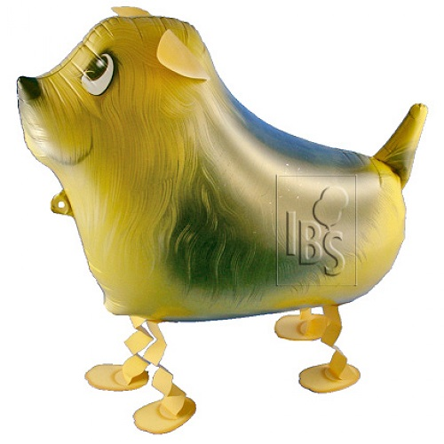 Folieballon walking Terrier 52x75cm