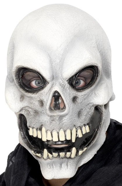 Masker skelet wit Smiffy