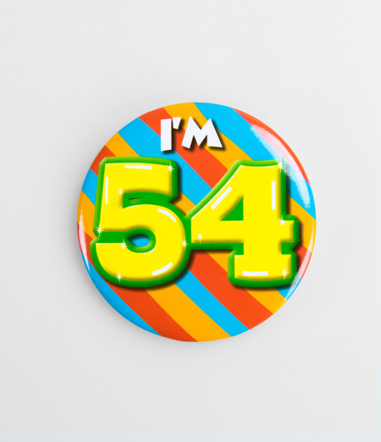 Button 54 jaar