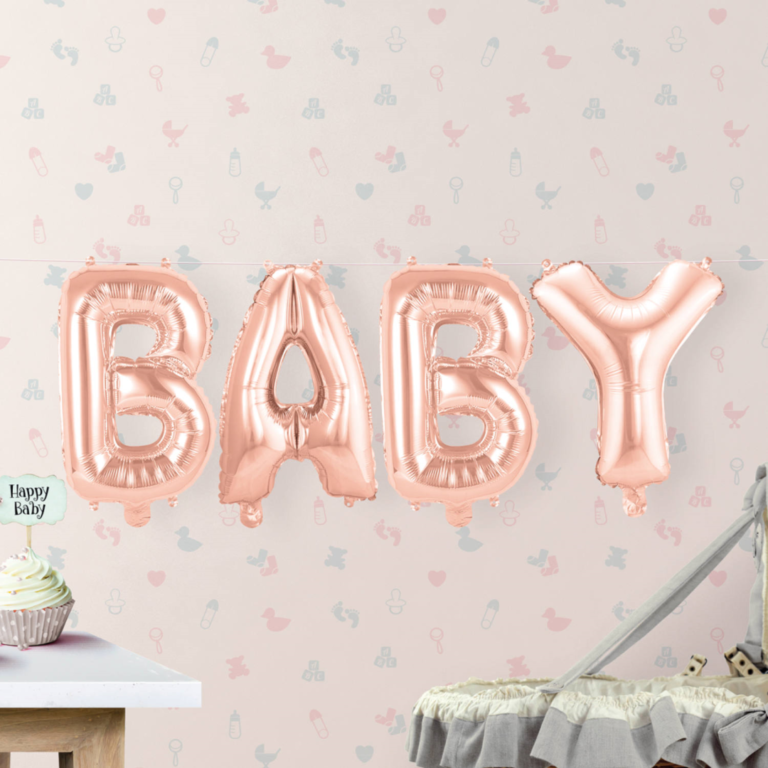 Folieballonnen BABY rosé 36CM