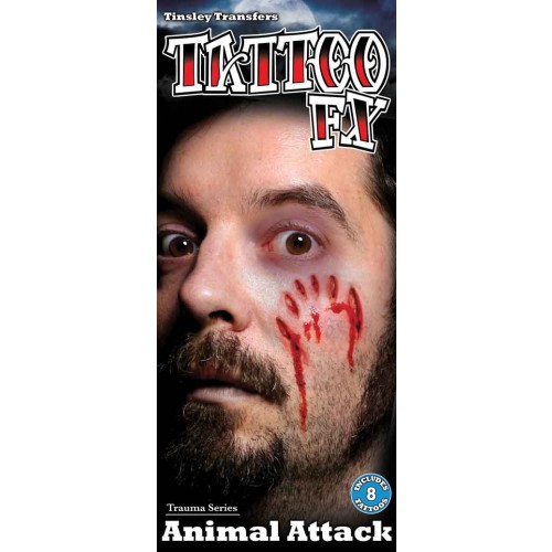 Wound tattoo animal attack