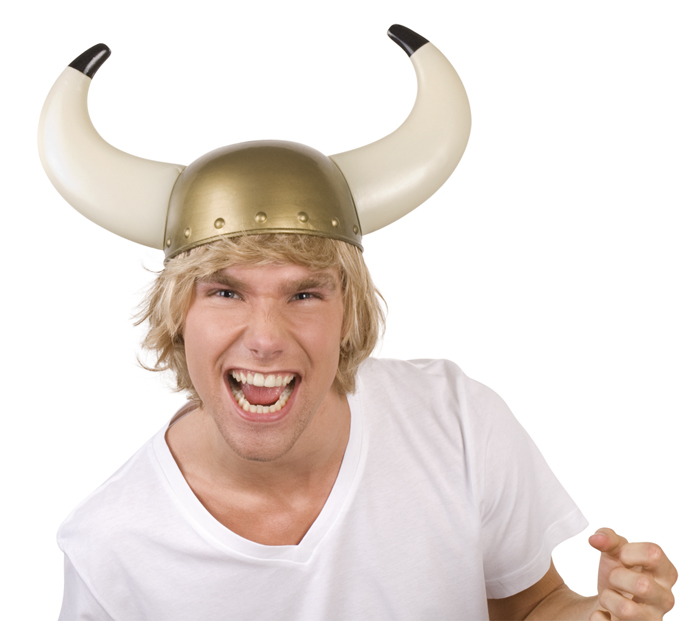 Viking helm Gudrik goud