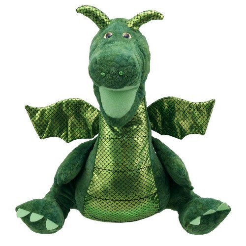 Handpop 60cm Draak groen