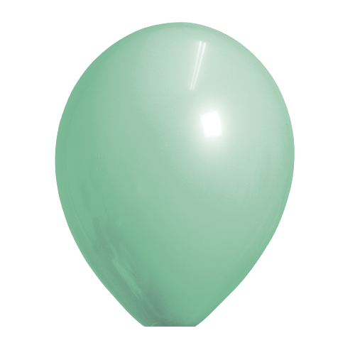 Ballonnen zeegroen standaard 10 stuks