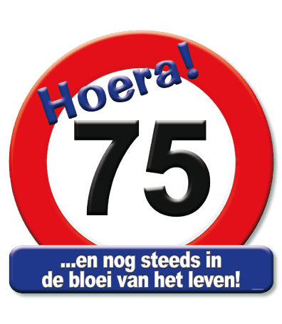 Deurbord verkeersbord 75