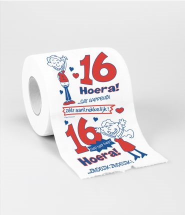 Toiletpapier 16 jaar