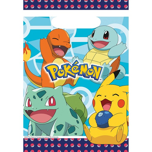 Uitdeelzakjes Pokemon 8st