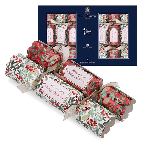 8 st. Christmas Crackers Deluxe Traditional 14 inch XAMTS2401