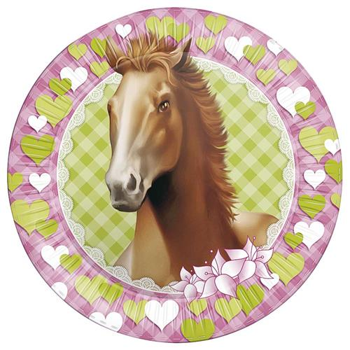 Bordjes paarden 8 stuks