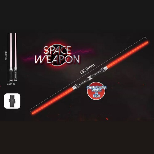 Laserzwaard Galactica neon rood