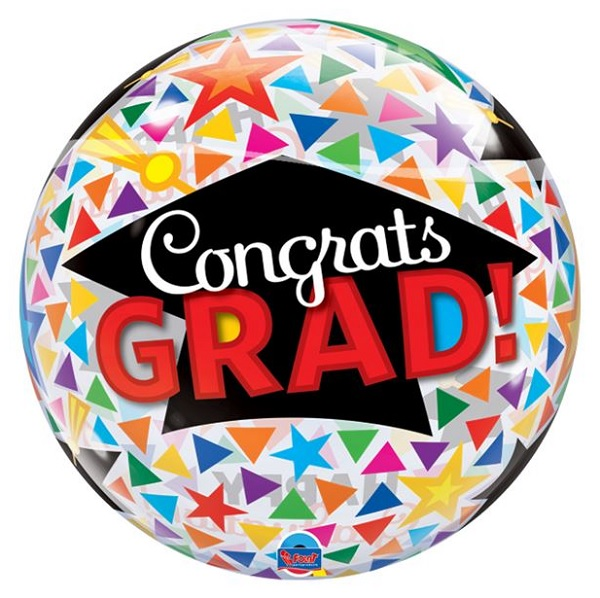 Bubbles ballon Congrats Grad 56cm