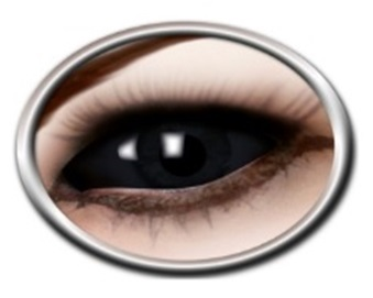 Sclera lenzen Black Eye 6 maanden