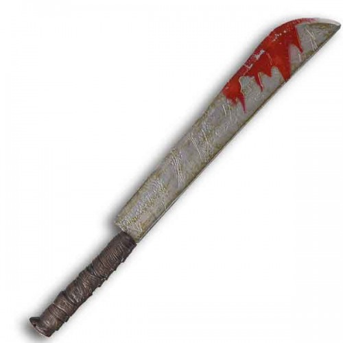 Machete met bloed 74cm