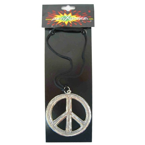 Peace ketting metaal